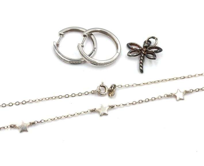 Set of 925 sterling silver jewelry