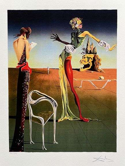 Salvador Dali, Woman with Head of Roses
