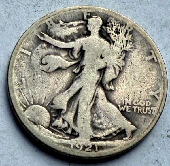 1921 S Walking Liberty Half