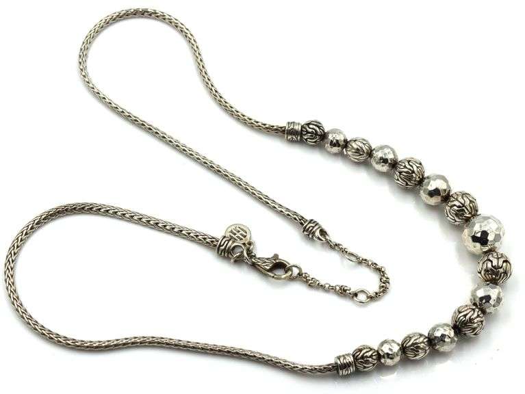 John Hardy beaded chain necklace