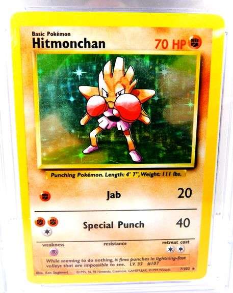 Pokémon 1999 Hitmonchan Holo, 6.5