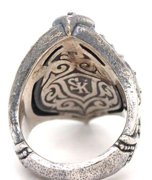 Scott Kay cross dome ring in 925 sterling silver