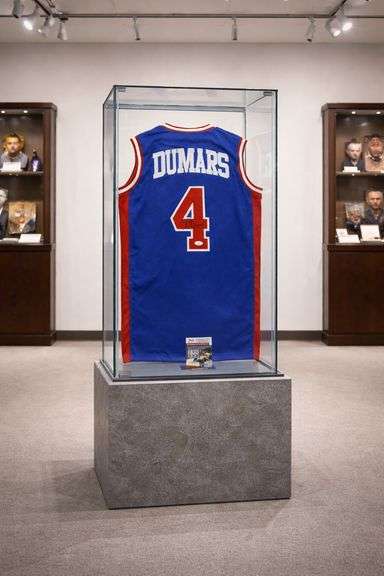 Autographed Joe Dumars Detroit Jersey