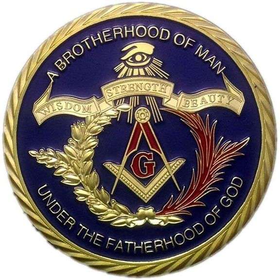 Masonic Double-Sided Challenge Coin