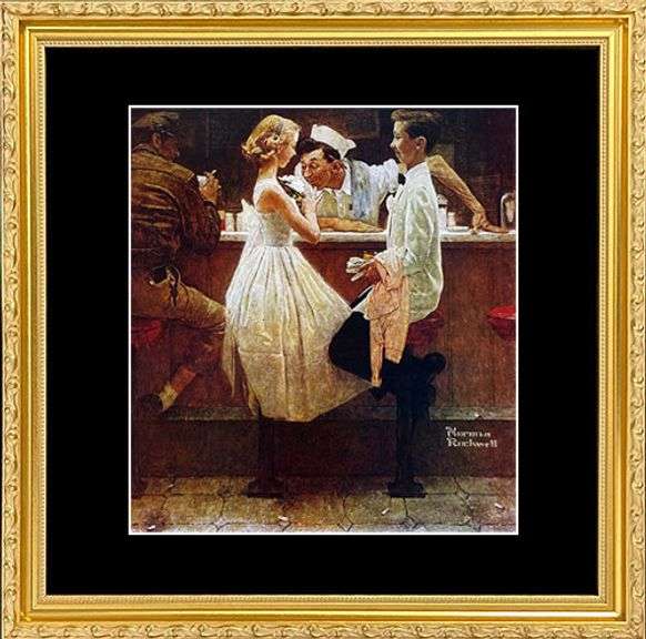 Collectible Vintage Norman Rockwell Circa 1970