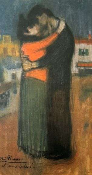 Colectible Pablo Picasso, The Embrace in the Street