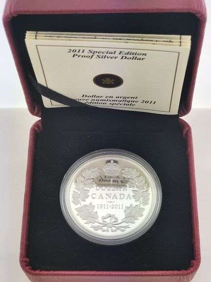 2011  Canada Special Edition Proof Silver Dollar 1911-2011, OGP