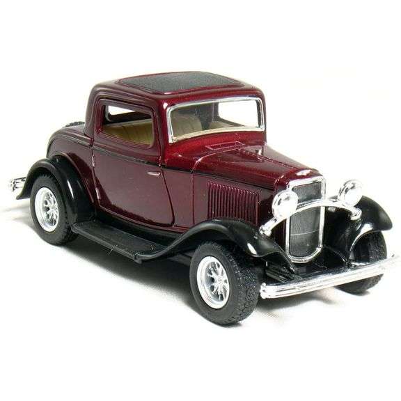 Lot of 4 1932 Ford Coupe Die-Cast Model Cars