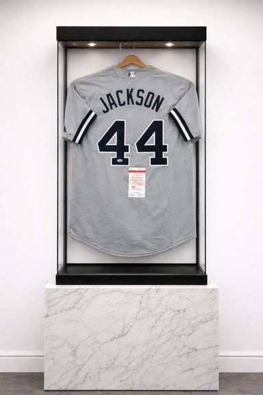 Autographed Reggie Jackson New York Baseball Jersey