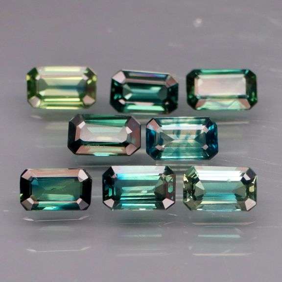 Breath taking! 2.80ct set of blue green Australian Sapphires