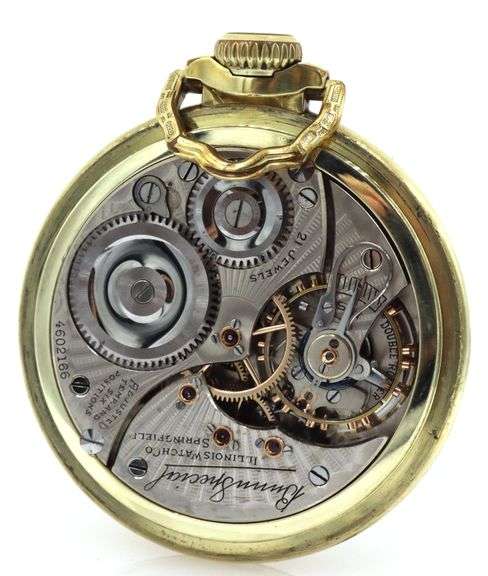Illinois Bunn Special 21 Jewel Pocket Watch