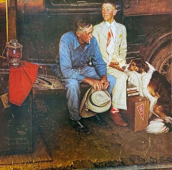 Collectible Vintage Norman Rockwell Circa 1970