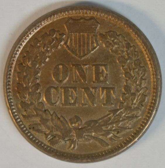 Sharp AU 1863 Indian Head Cent. Full strike