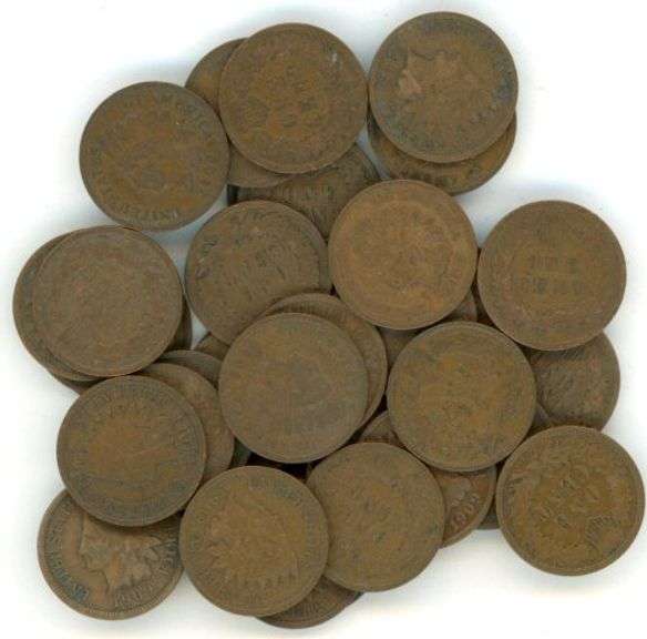 35 Better 1909 Indian Head Cents in Good to Fine