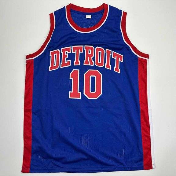 Autographed Dennis Rodman Detroit Jersey with COA