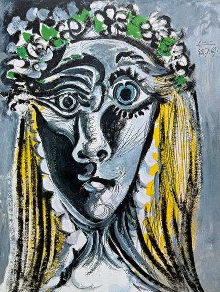 Rare Pablo Picasso From Early 70's