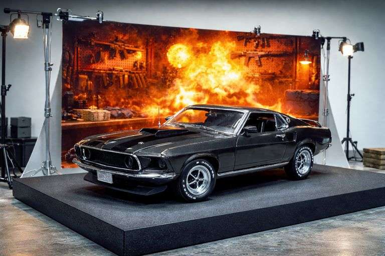 John Wick's 1969 Ford Mustang Diecast Model