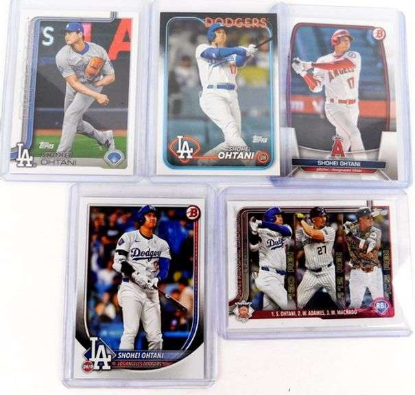 5 Shohei Ohtani Baseball Cards