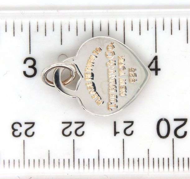 Tiffany & Co heart shaped tag charm