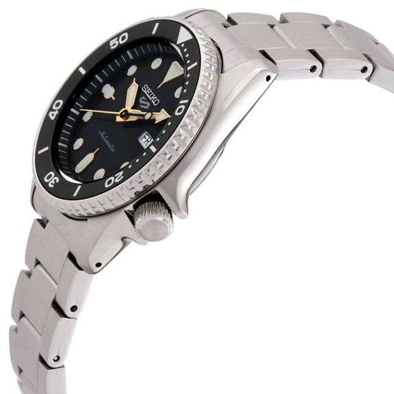Seiko Automatic Black Dial Watch