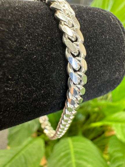 Sterling Silver Solid Miami Cuban Link Chain 5.7mm 925 Italy Heavy Curb Bracelet 7" Inch