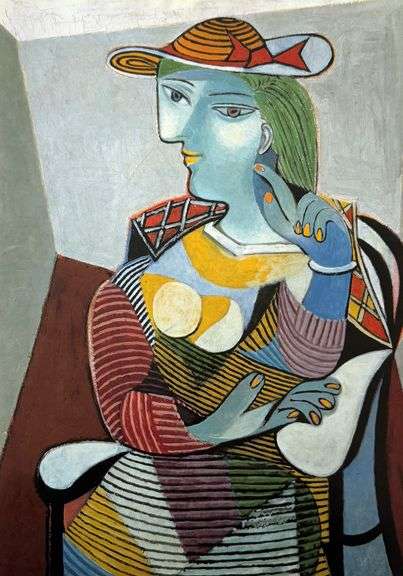 Colectible Pablo Picasso, Portrait of Marie-Therese