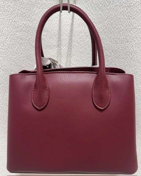 New Eye Catching Designer Burgendy Bag by David Jones, Paris