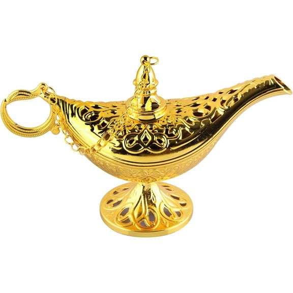 Zamac Lamp Gold-Tone Display Piece