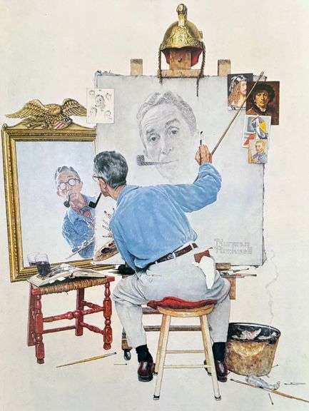 Norman Rockwell Rare Vintage Art