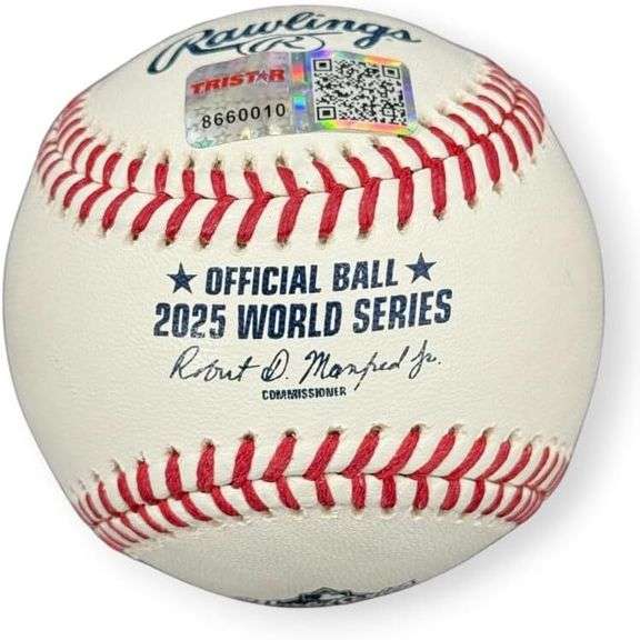 Tommy Edman Hand-Signed 2025 World Series Baseball