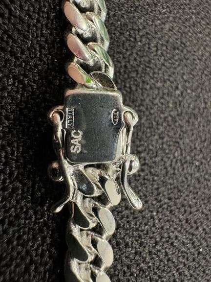 Sterling Silver Solid Miami Cuban Link Chain 6.3mm 925 Italy Box Lock Necklace 22"