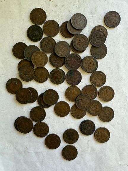 50 1890-1900 Era Indian Cents