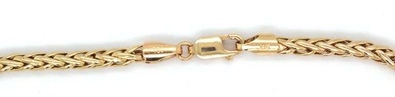 Useful 14K YG Foxtail 9" Anklet or Bracelet