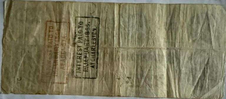 $100 1862 Series Watermarked CSA Note