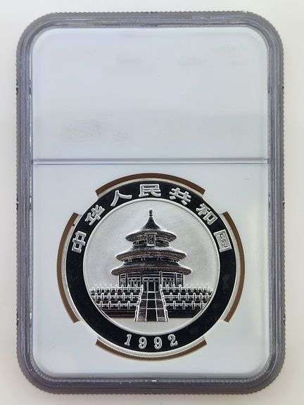 1992 China 10Y Panda, NGC PF69 Ultra Cameo