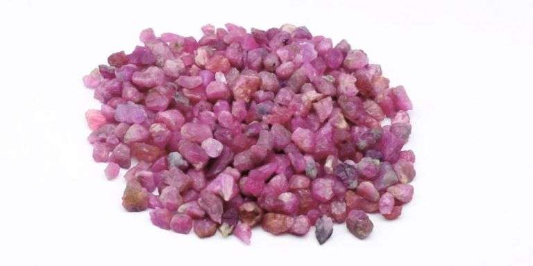 Untreated! Uncut! 101.25 carats of Tanzanian Ruby!!! 294 pieces!!!