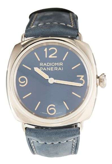 Panerai Radiomir Officine PAM01383, 45MM, Blue Dial, Stainless Steel Men’s Watch