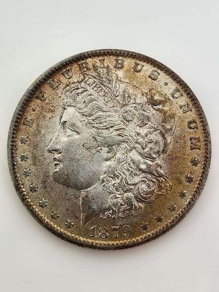 1879-O Morgan Silver Dollar, Toned
