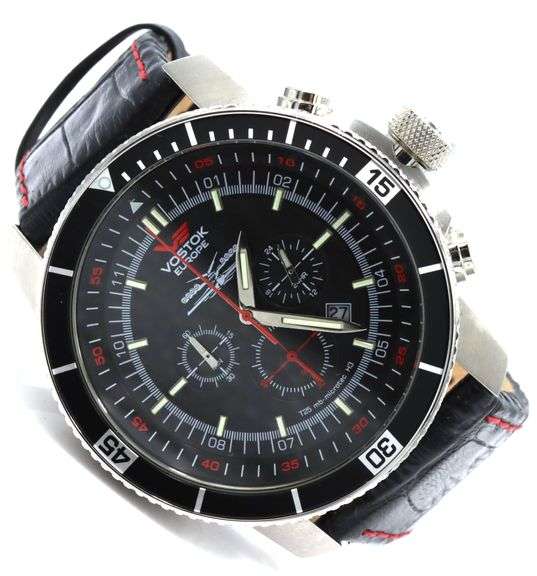 Vostok Europe diver OS2B-5465160 Ekranoplan chronograph watch