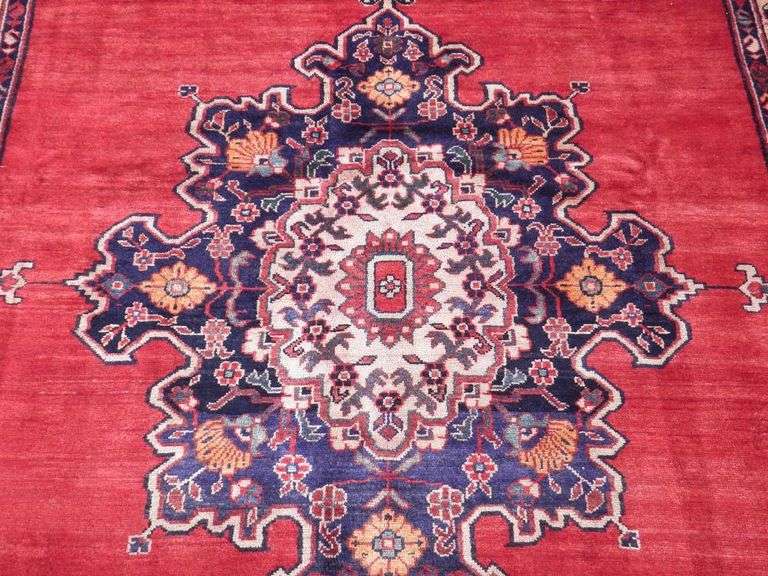 Semi Antique Open Field Persian Tabriz 11.9x6.6