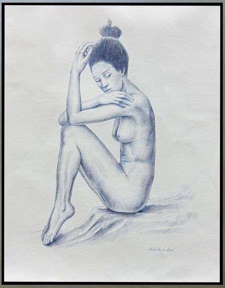 Thoughtful Pose by Alberto Herrera Arana