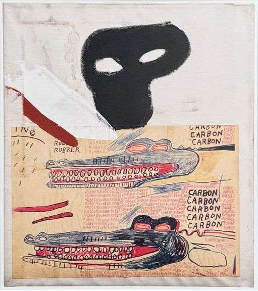 Colorful Jean-Michel Basquiat From 'Symbols and Signs'