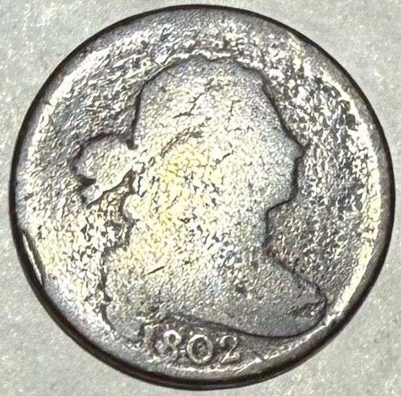 1802 Stemless Large Cent