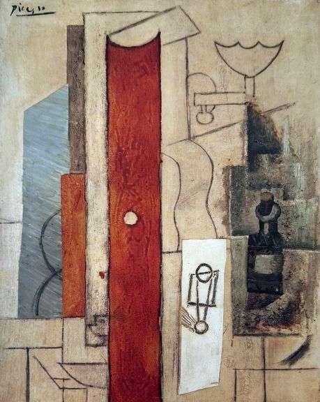 Colectible Pablo Picasso, Guitar, Gas Jet and Bottle