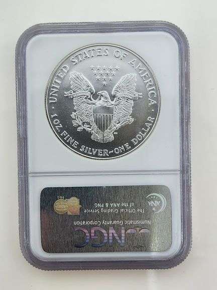 2000 American Silver Eagle, NGC MS69
