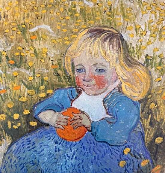 Vincent Van Gogh, Levert's Daughter with Orange