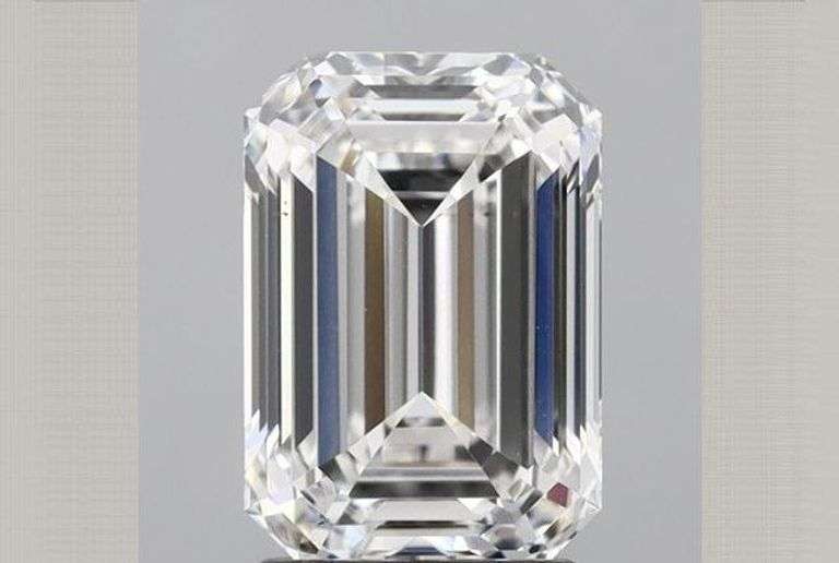 Magnificent High quality  Lab Diamond Emerald Cut, 1.33 CT, VS1/F