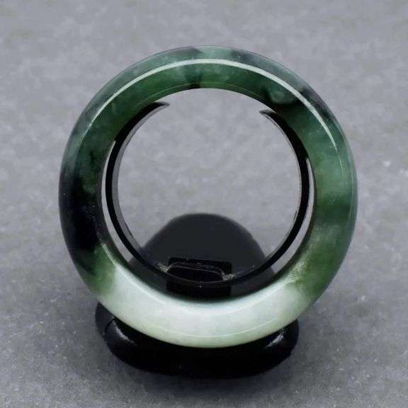 All natural size 10 Burmese Jade Ring! 36.27 carats!