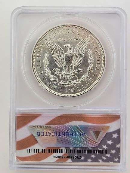 1921 Morgan Silver Dollar, ANACS BU