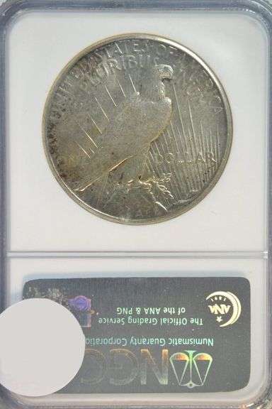 Scarce Near Mint 1924-S Peace Silver Dollar. NGC AU58